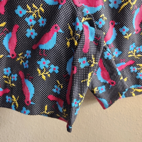 Shire-Tex Davenshire VTG Womens |11/12-Modern Size S| Bird/Flower Shorts - Picture 3 of 8